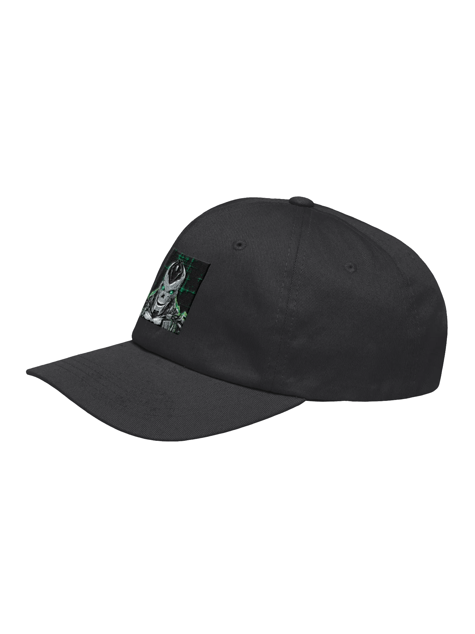 DiscLink's Cyber Skull Glow Dad Hat product image (3)