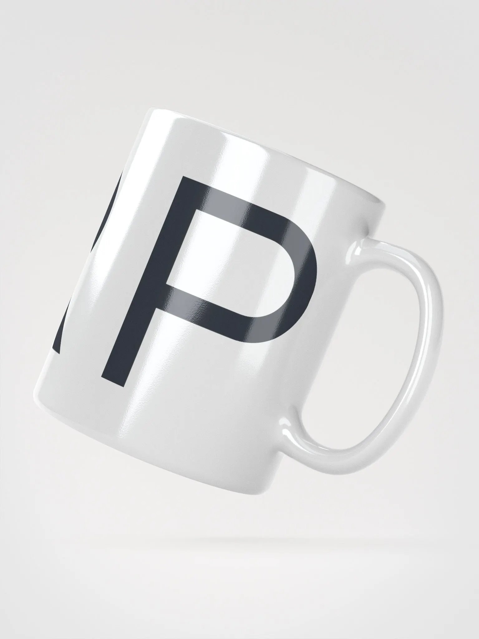 XRP Logo White Glossy Mug product image (4)