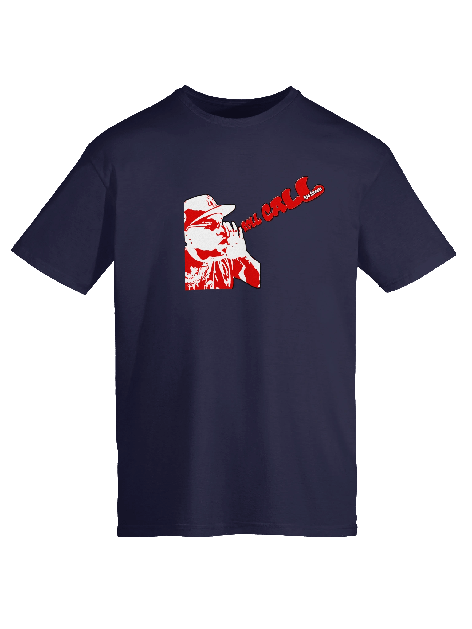 Navy Blue Red & White Logo Roll Call T-Shirt product image (9)
