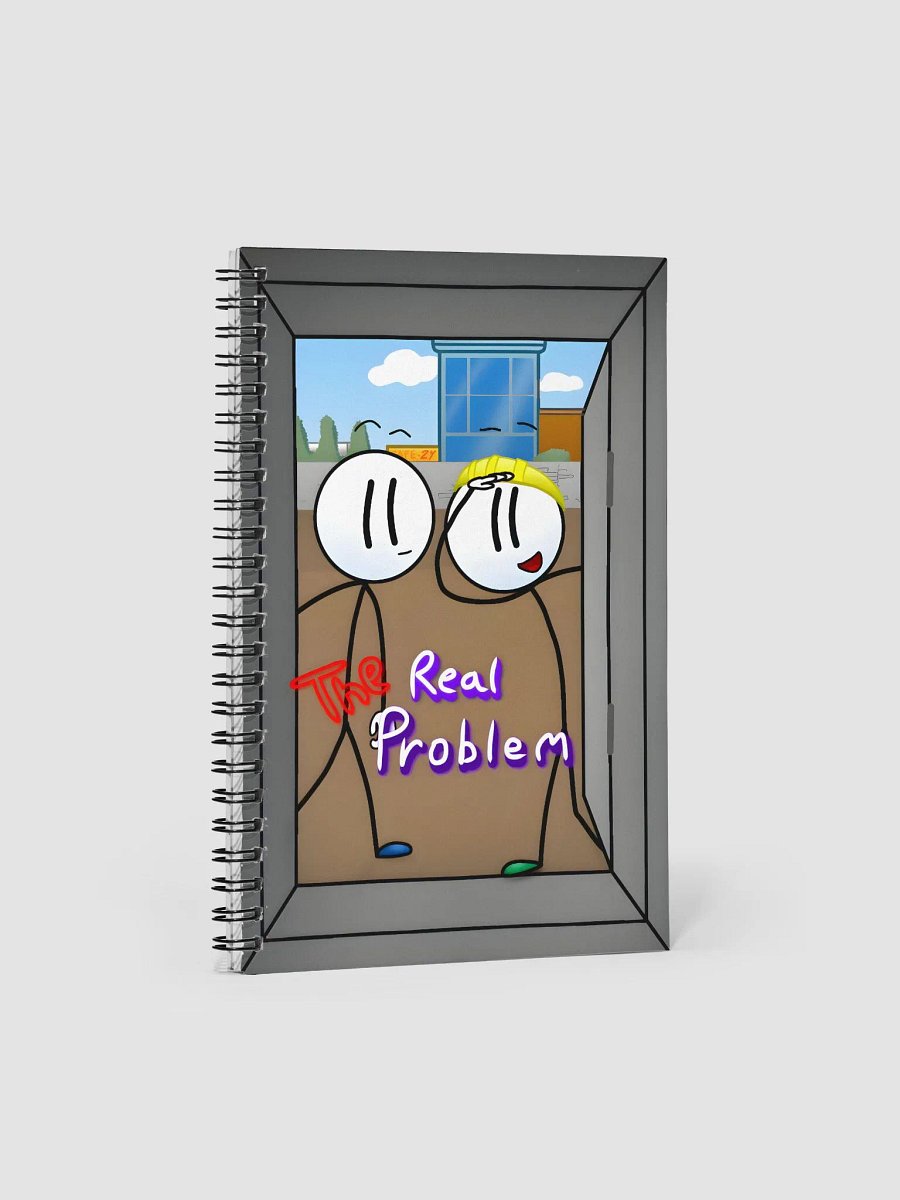 The Real Problem Spiral Notebook product image (1)