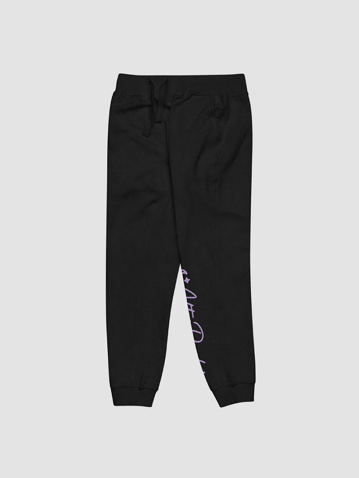 AfterDark Unisex Fleece Sweatpants - Purple Font (Multiple Colors Available) product image (2)