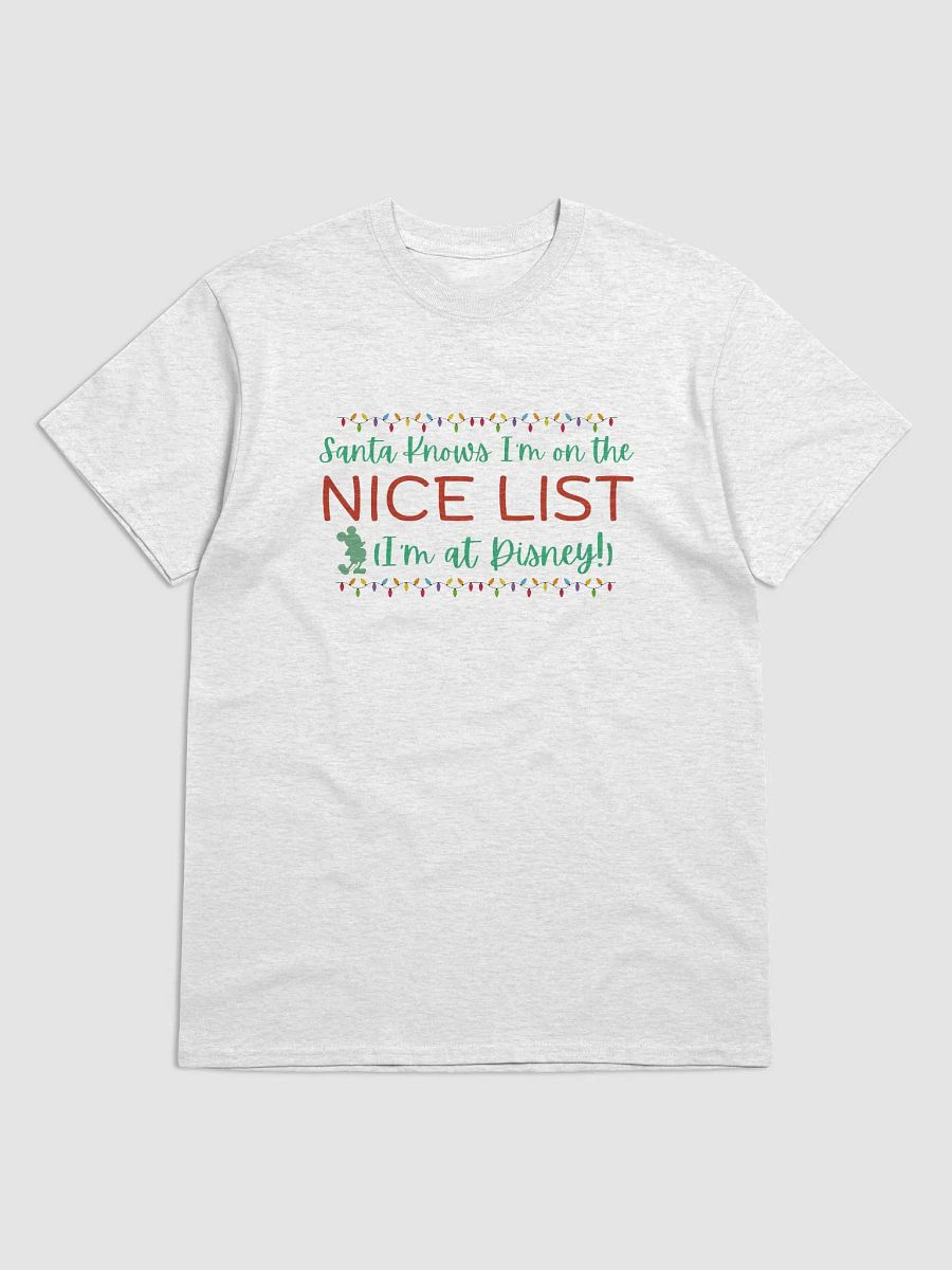 Mickey Mouse Nice List Men's Tee product image (4)