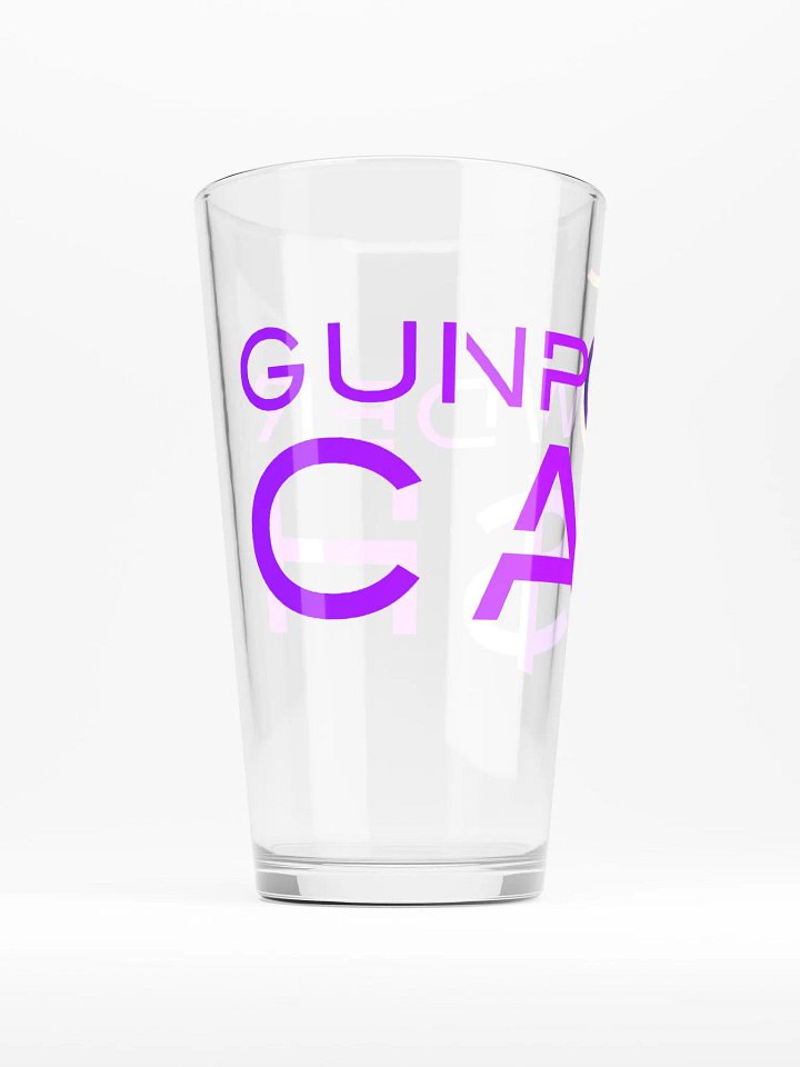 Gunpowder Cash Pint Glass (Name and Logo) product image (2)