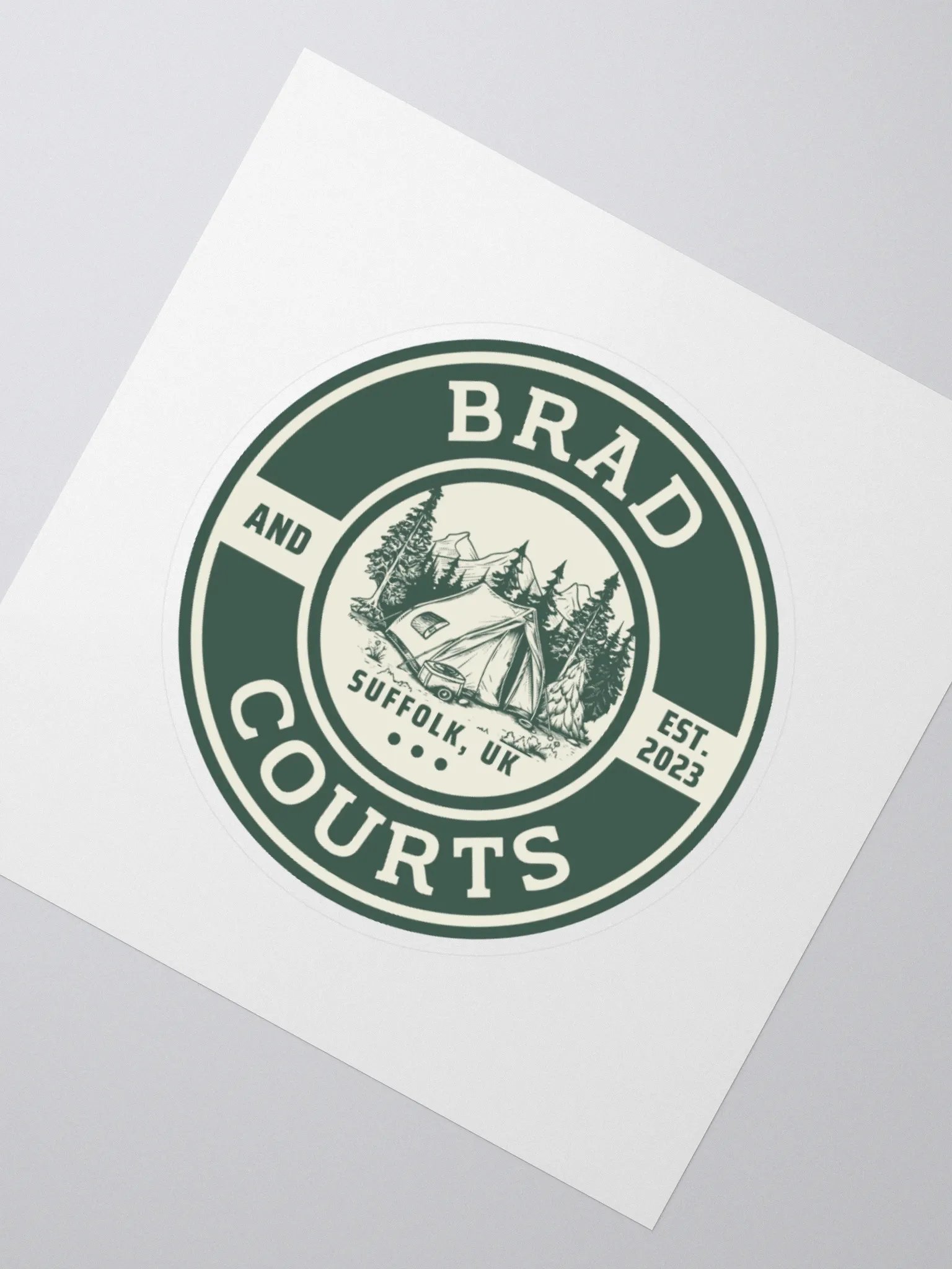 Brad & Courts - Kiss Cut Emblem Stickers product image (4)