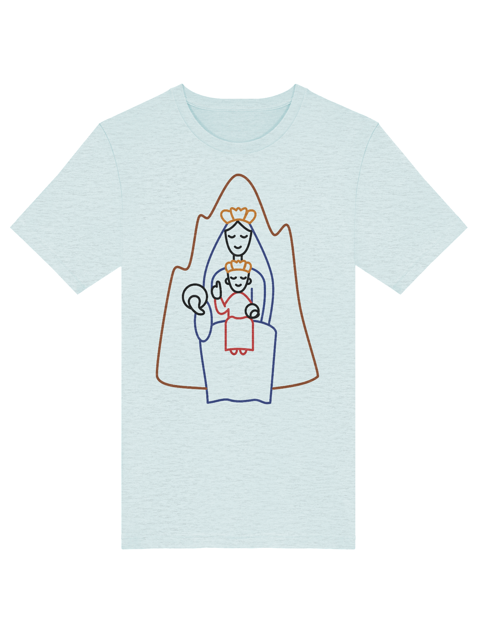 Minimalist Lady of Montserrat T-shirt product image (5)