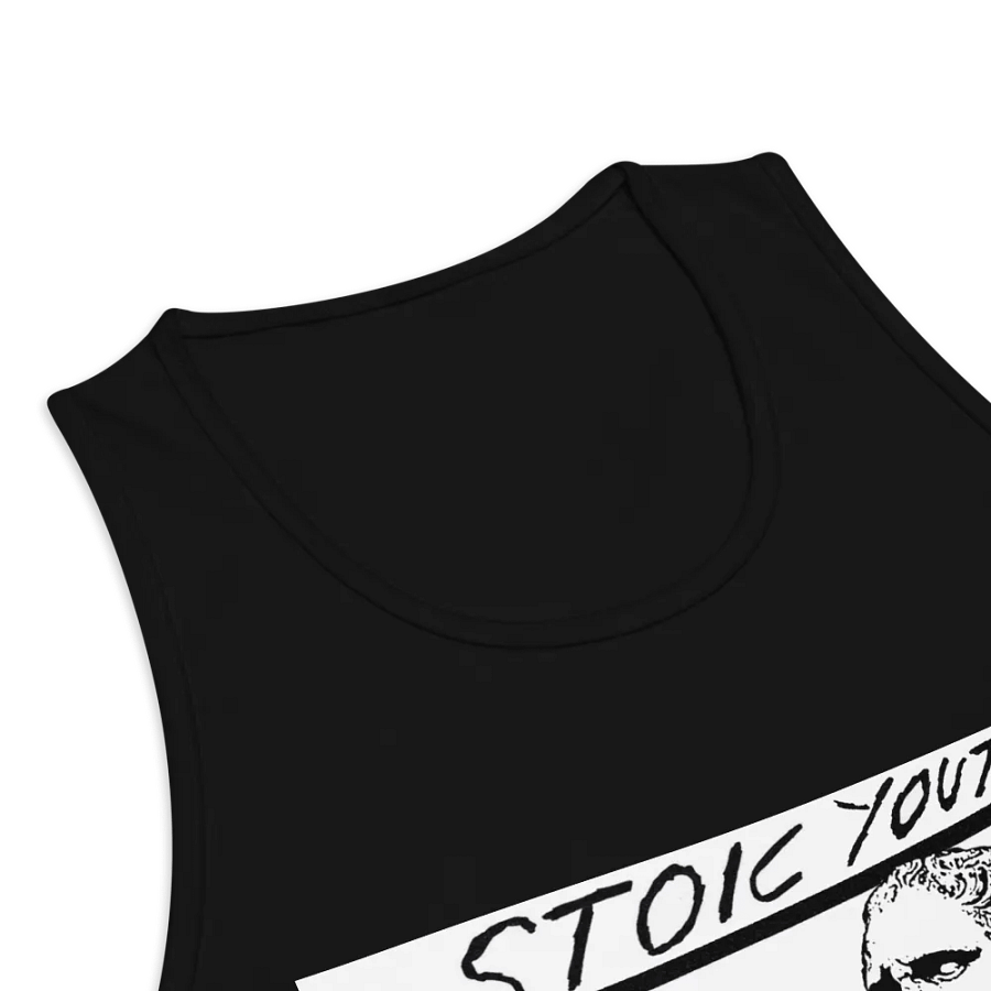 Stoic Youth Zeno of Citium quote Cotton Heritage Men's Premium Tank Top product image (5)
