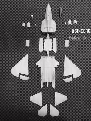In Honor of the 4th of July I present to you @fab_365 snap together F22 Raptor! #3dprinting #f22 #usa #4thofjuly #happybirthdayamerica #peacethroughstrength