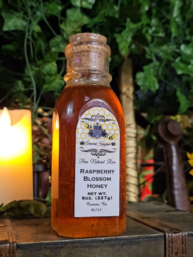 The Armored Kingdom Raspberry Blossom Honey Bottle(8oz) product image (2)