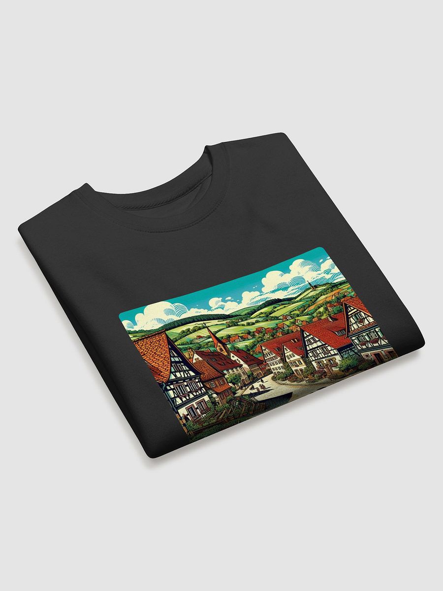 Rustic Village Vibes Sweatshirt | AIart Stuttgart city product image (26)