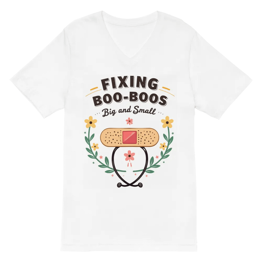 Healing Floral V-Neck Tee product image (2)
