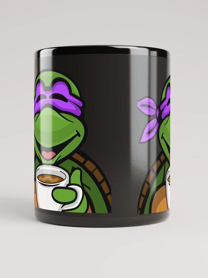 Donnie Coffee Black Glossy Mug product image (2)