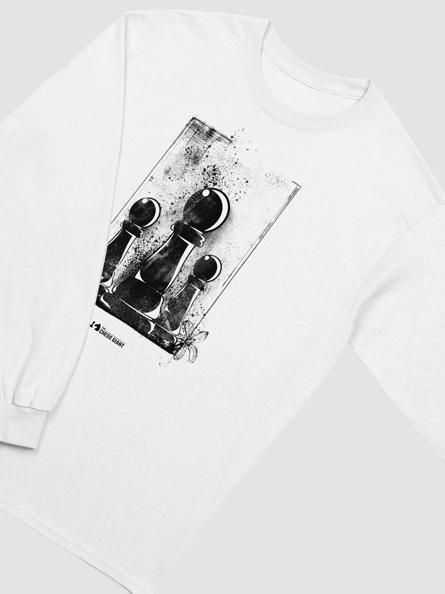 Grunge Chess: Pawn Trio long-sleeve shirt product image (3)