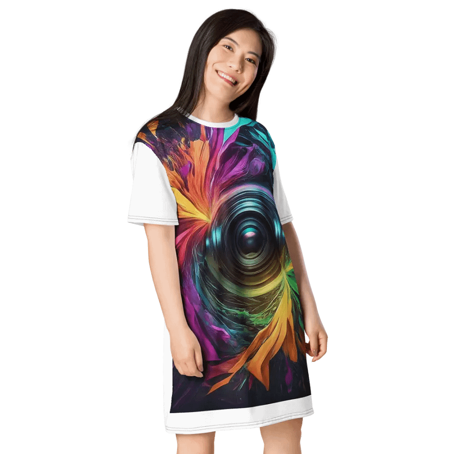 Ethereal Lens Flow T-Shirt Dress product image (4)