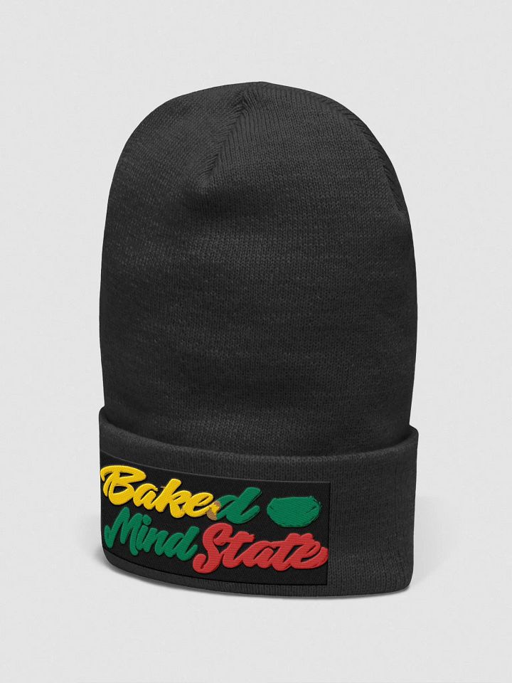 Baked Mind State Embroidered Beanie product image (2)