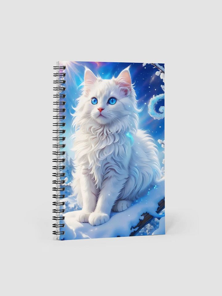 The Fluffiest Winter Kitten Spiral Notebook product image (1)