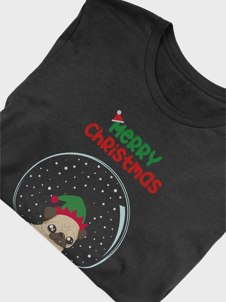 Christmas Pug Snow Globe T-Shirt product image (10)
