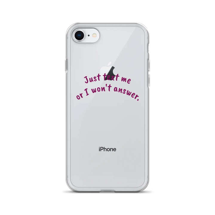 Handwritten Vibe Clear iPhone Case product image (20)