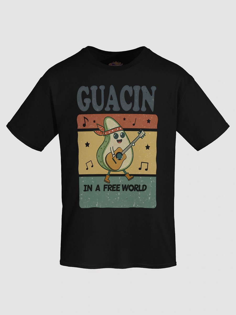 Guacin in a Free World Avocado Guitarist T-Shirt product image (7)