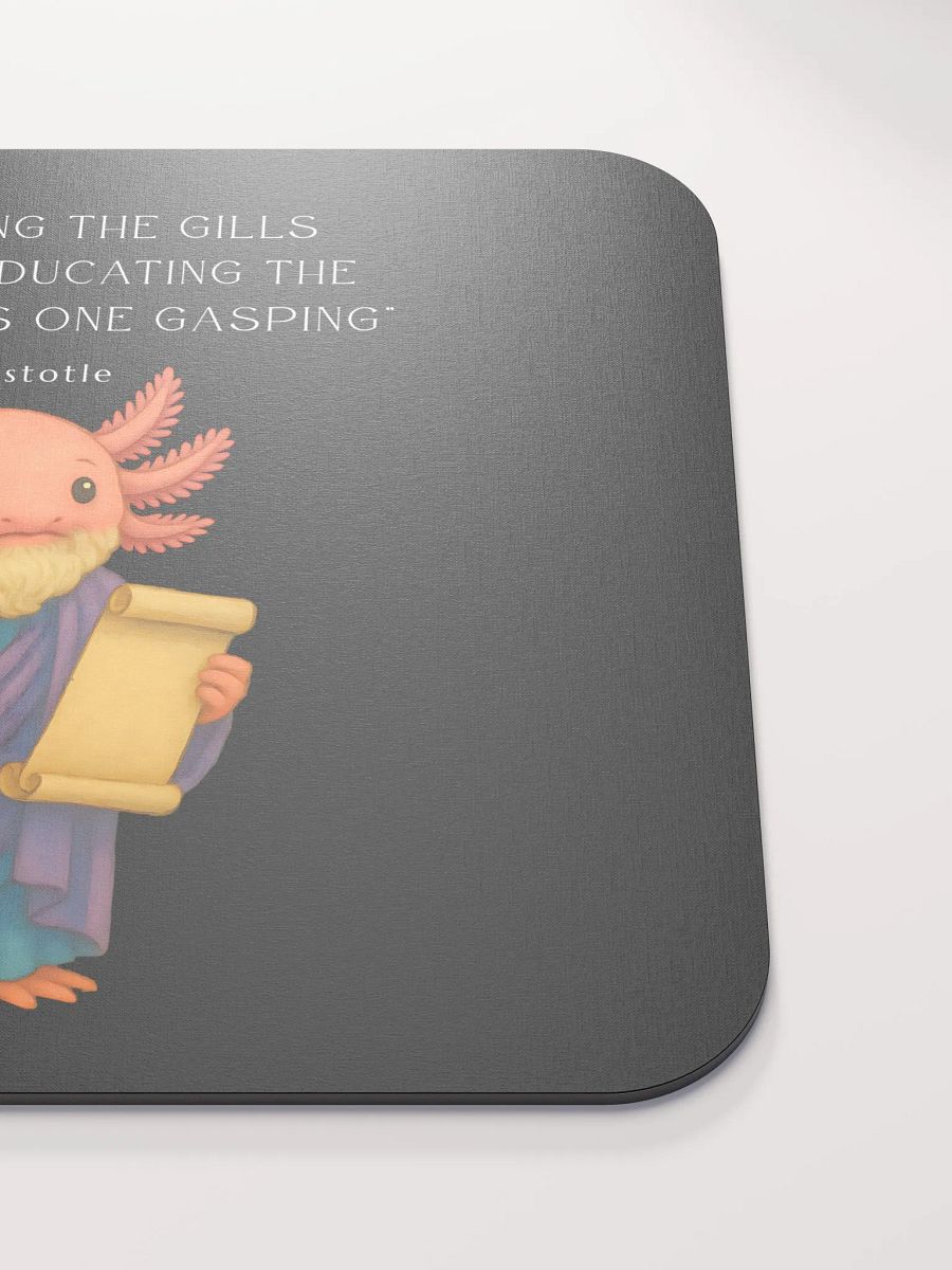 Axostotle - Educating the Gills Axolotl Aristotle Philosophy Mouse Pad product image (5)