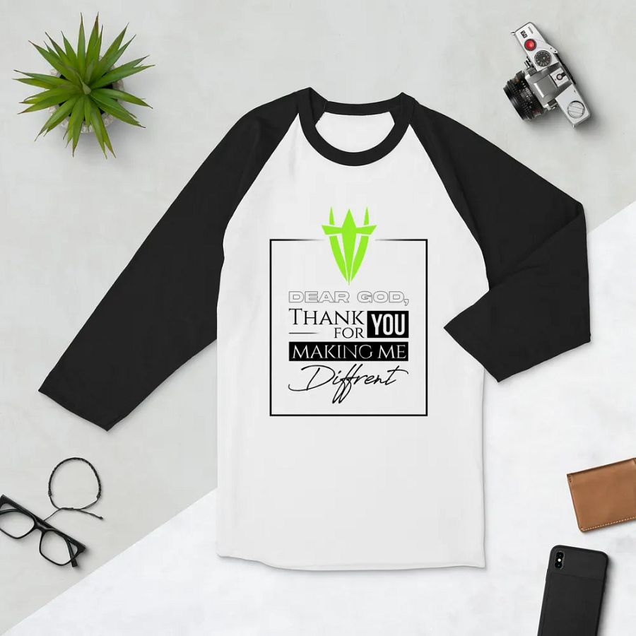 Jersey Raglan Tee: Dear God product image (5)