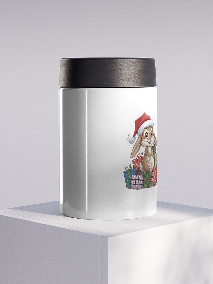 Santa Bunny Stainless Steel Koozie product image (1)