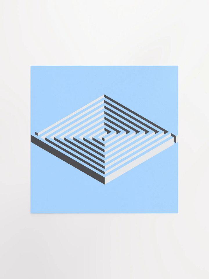 Spiral Maze Matte Paper Poster product image (1)
