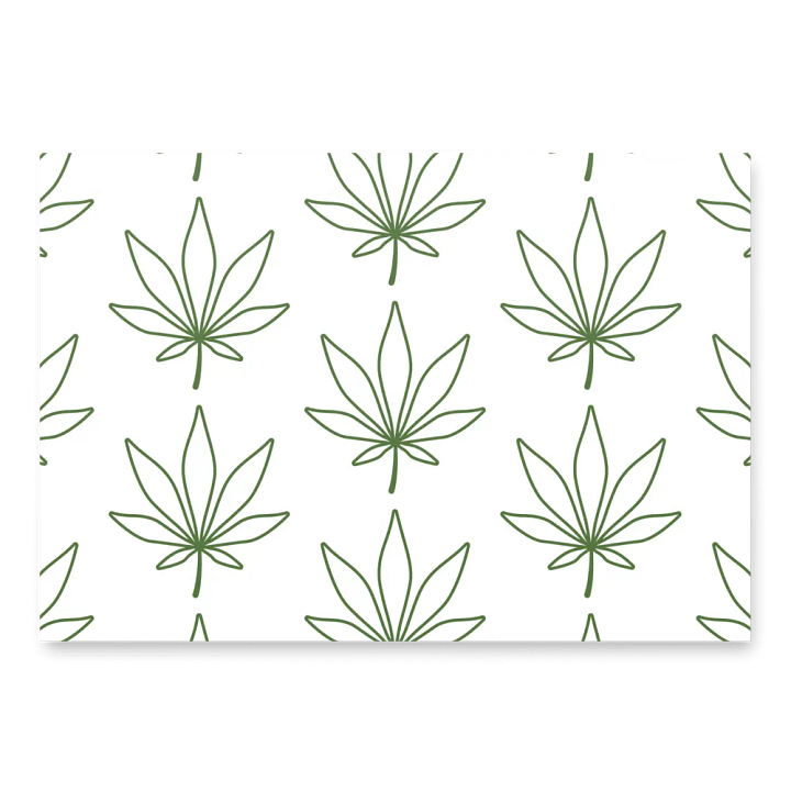 Cannabis Leaf Wrapping Paper product image (1)