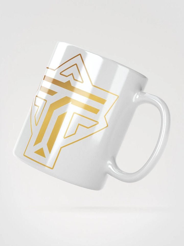 White Mug w/ Gold Insignia product image (4)