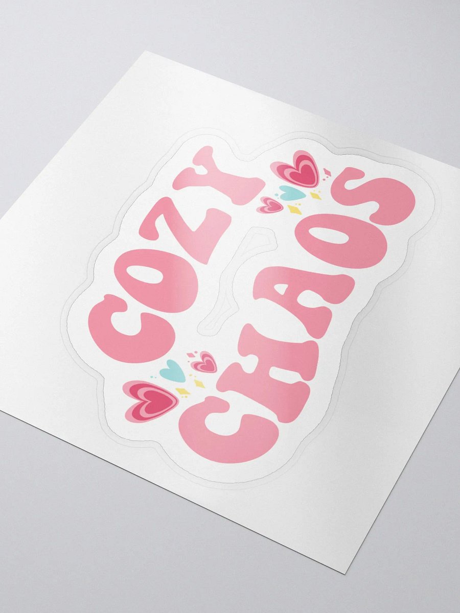 Cozy Chaos Sticker product image (3)