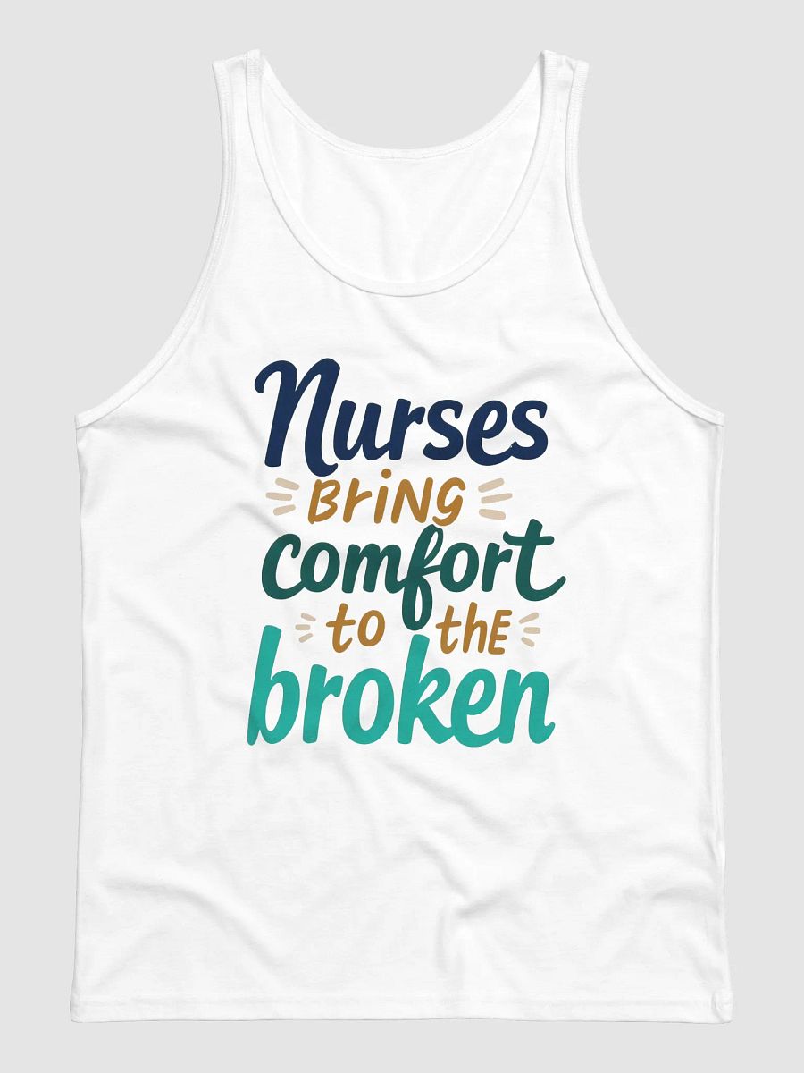 Comforting Nurses Typographic Tank product image (3)