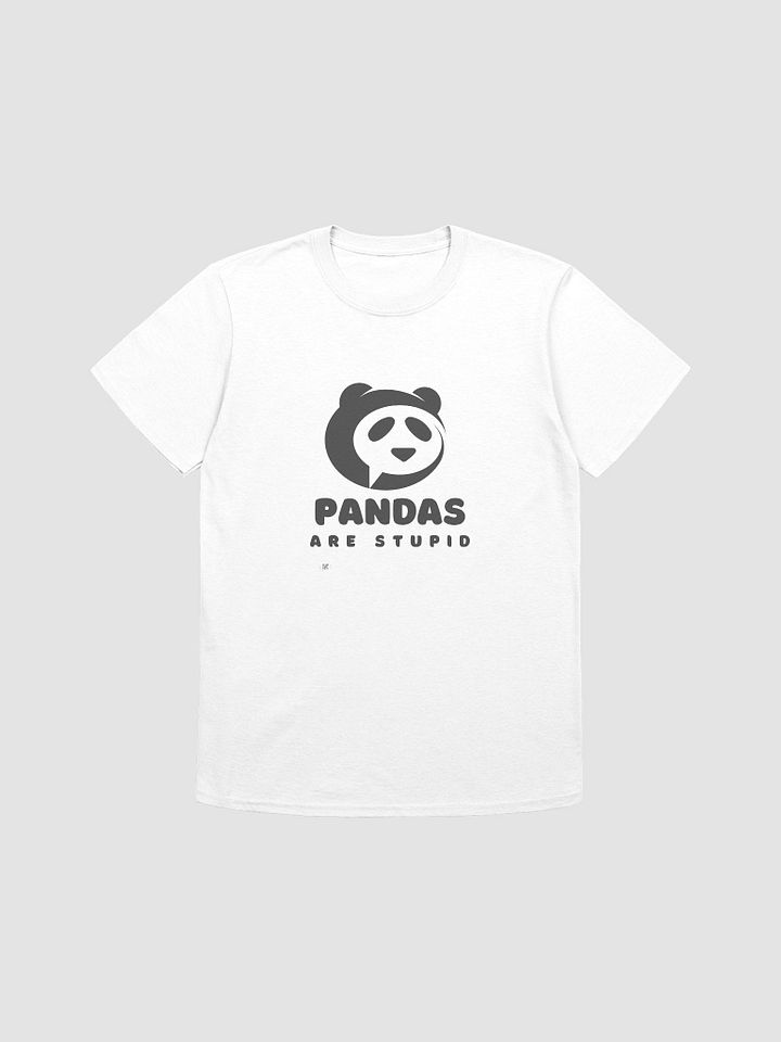 Edgy Panda Graphic Tee – Pandas Are Stupid Statement Shirt product image (25)