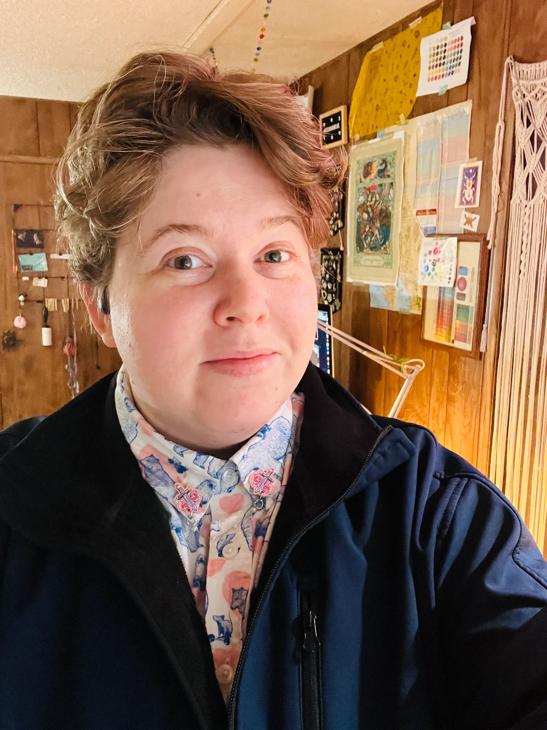 Sword and Roses Collar Pin Set product image (5)