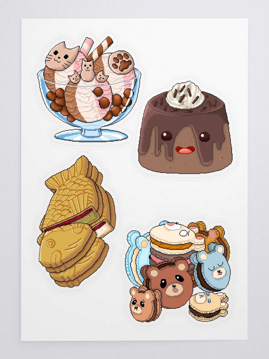 Food themed sticker sheet (5th batch) product image (3)