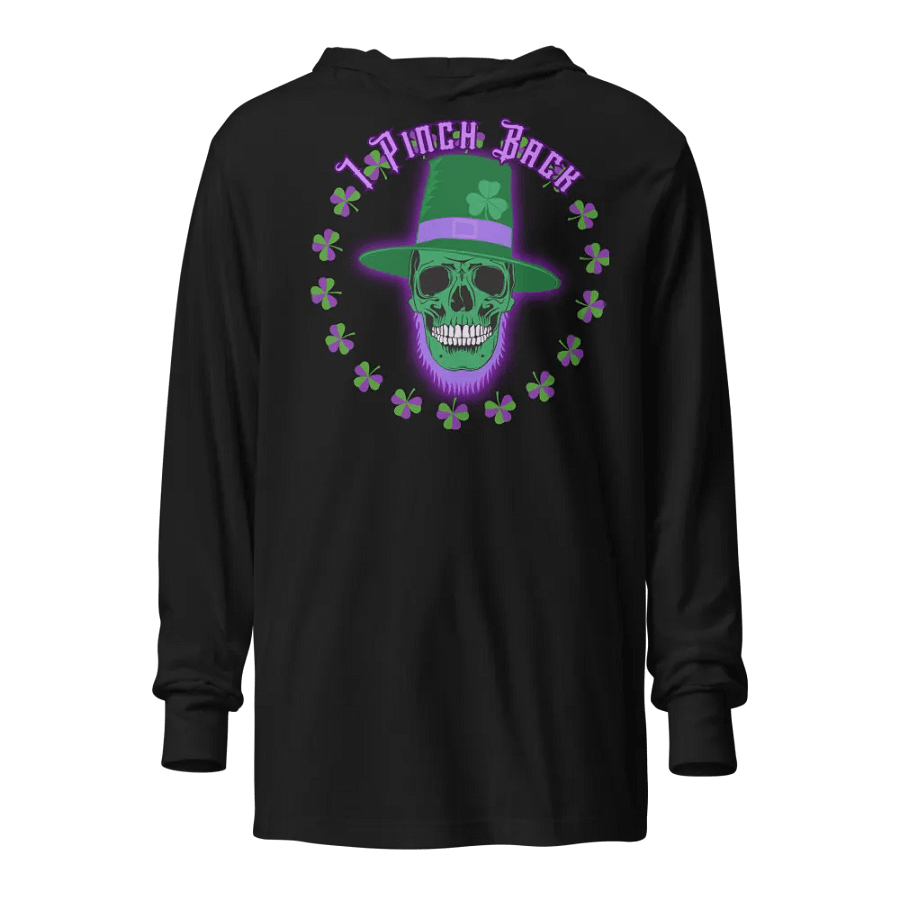 Pinch Back Skull Hooded Tee product image (1)