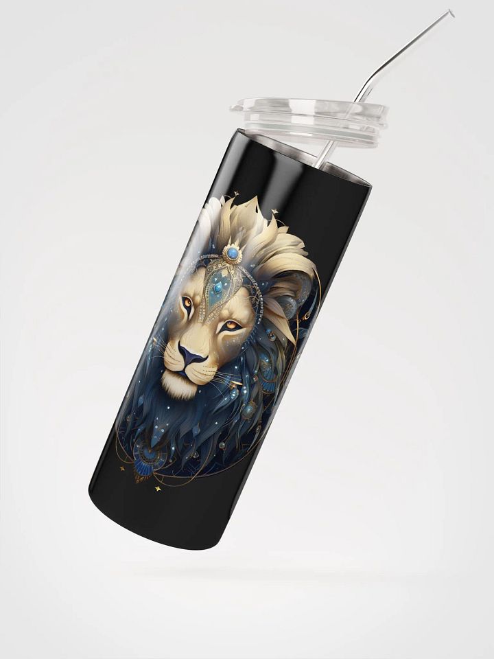 Embrace Leo's Majesty with our Eco-Friendly Zodiac Stainless Steel Tumbler! product image (2)