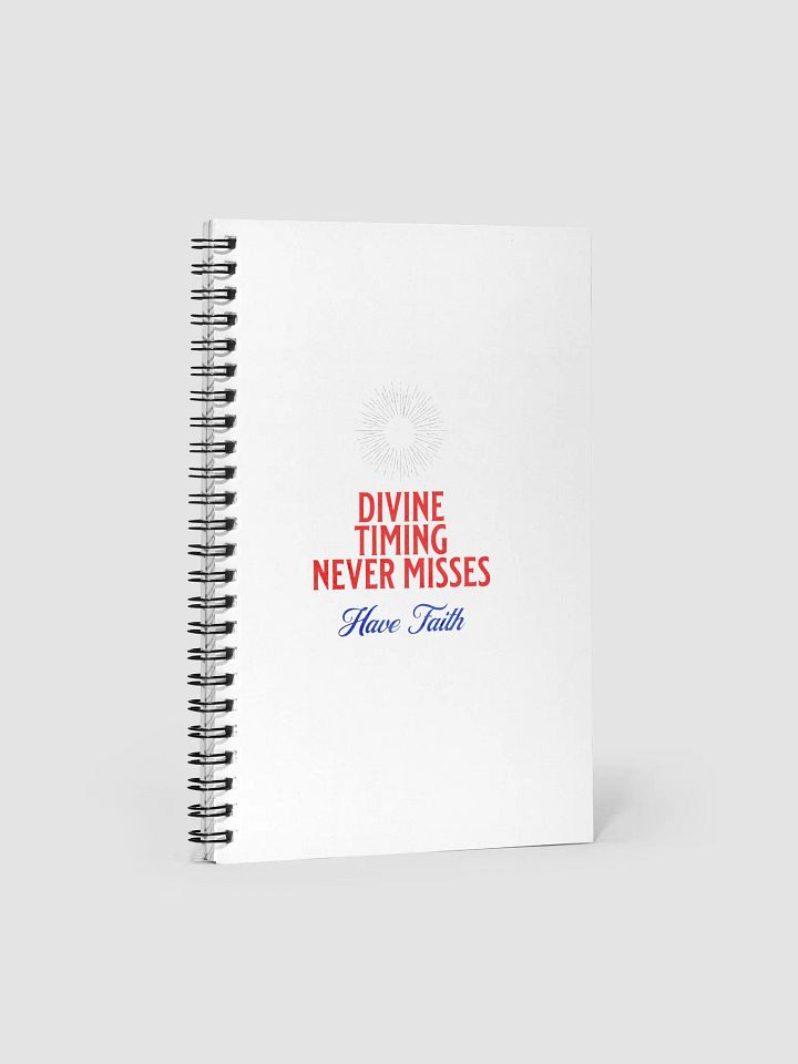 Divine Timing Spiral Notebook product image (1)
