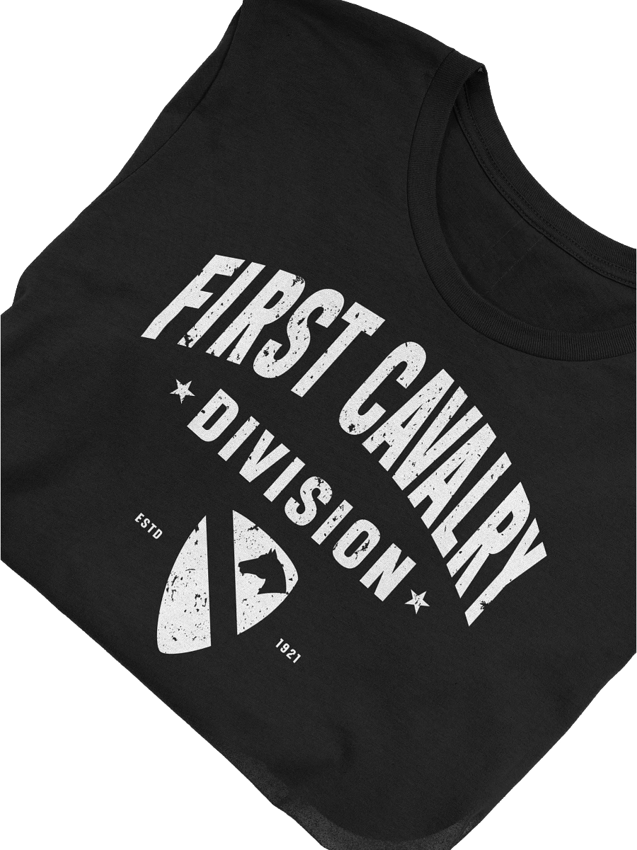 First Cavalry Division - First Team "Distressed" T-Shirt product image (26)