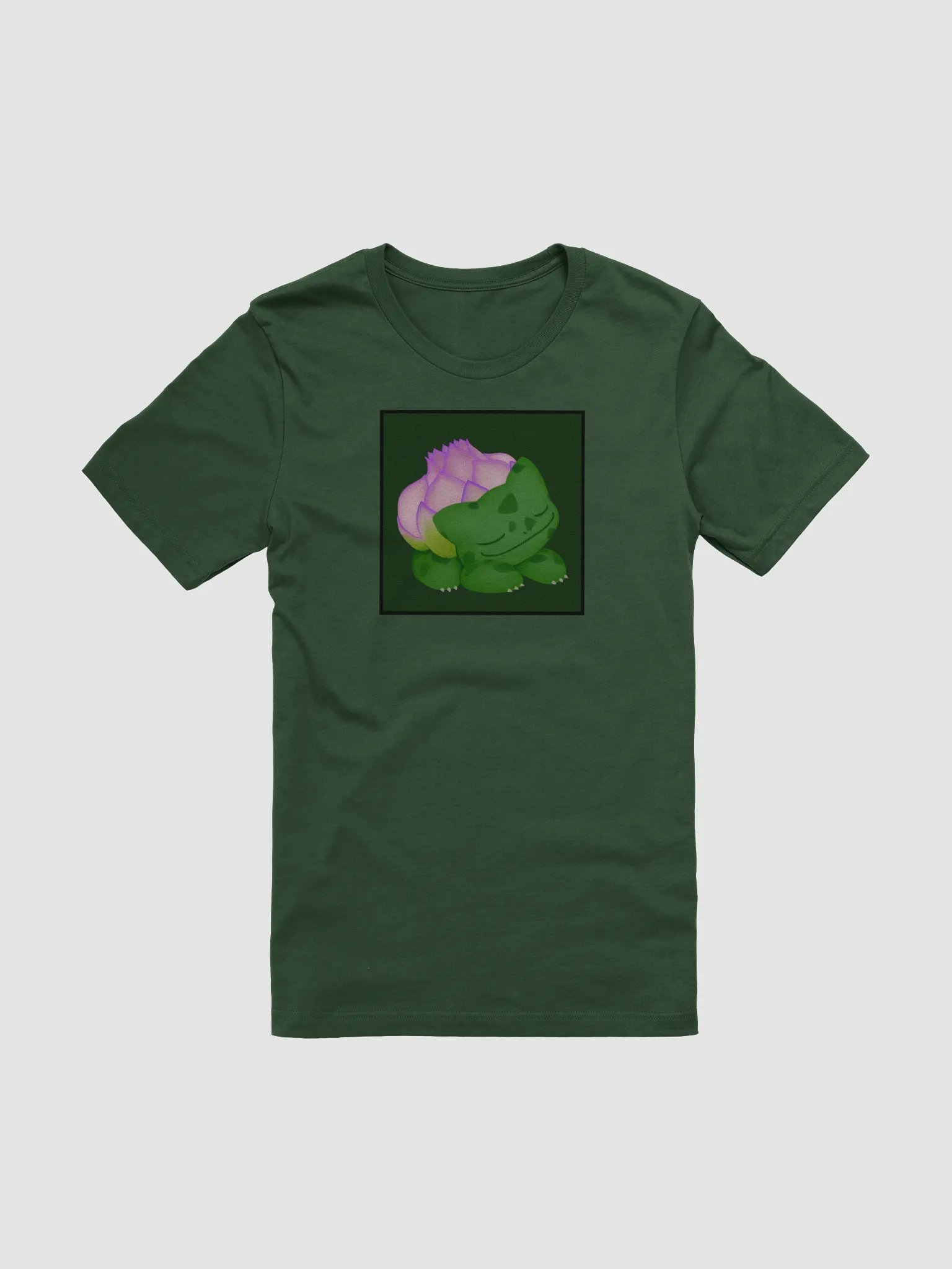 Lotus Frog T-Shirt (Green) product image (1)