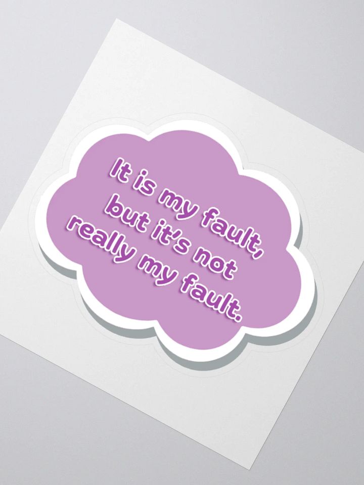 It is my fault product image (2)