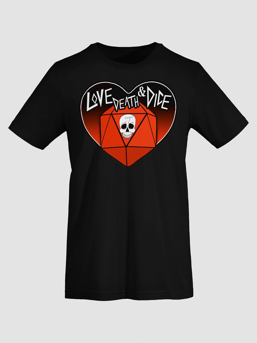 Love Death & Dice – Logo Heart Tee product image (7)