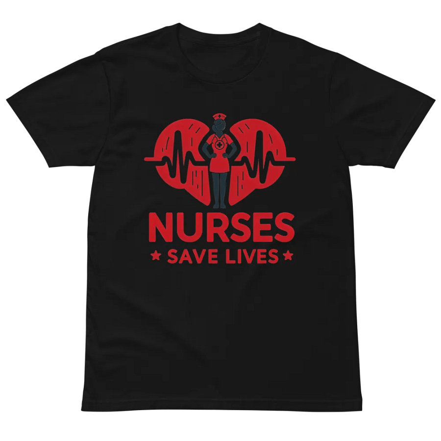 Heartbeat Hero Nurse T-Shirt product image (4)