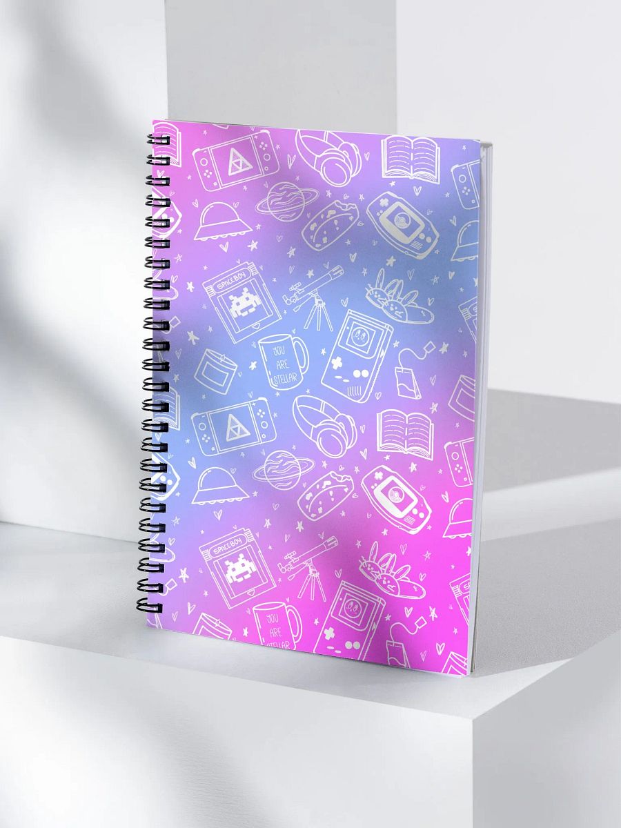 Spiral Bound Pastel Doodle Dotted Journal product image (4)
