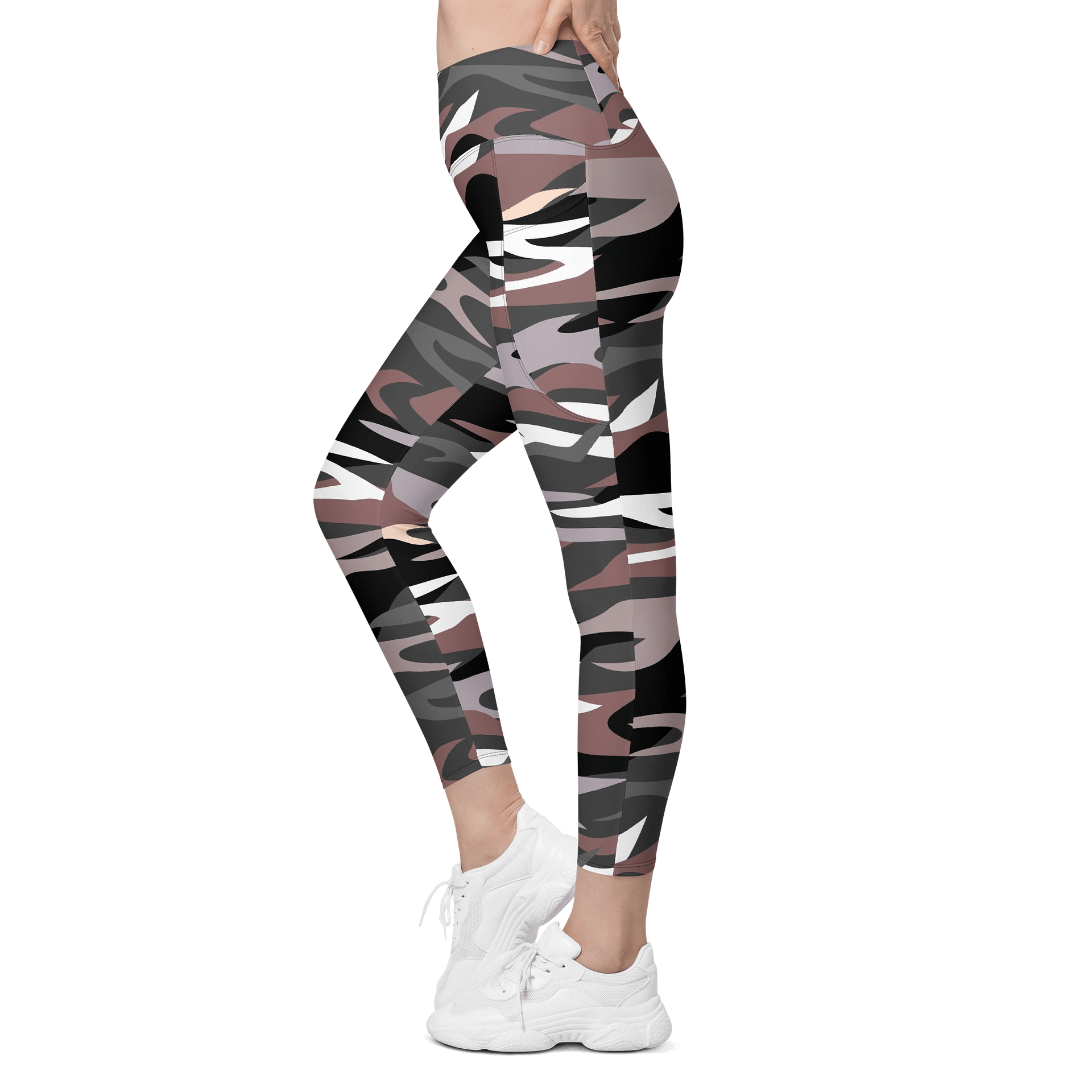 She’s The Veteran Camo Leggings with Pockets product image (5)