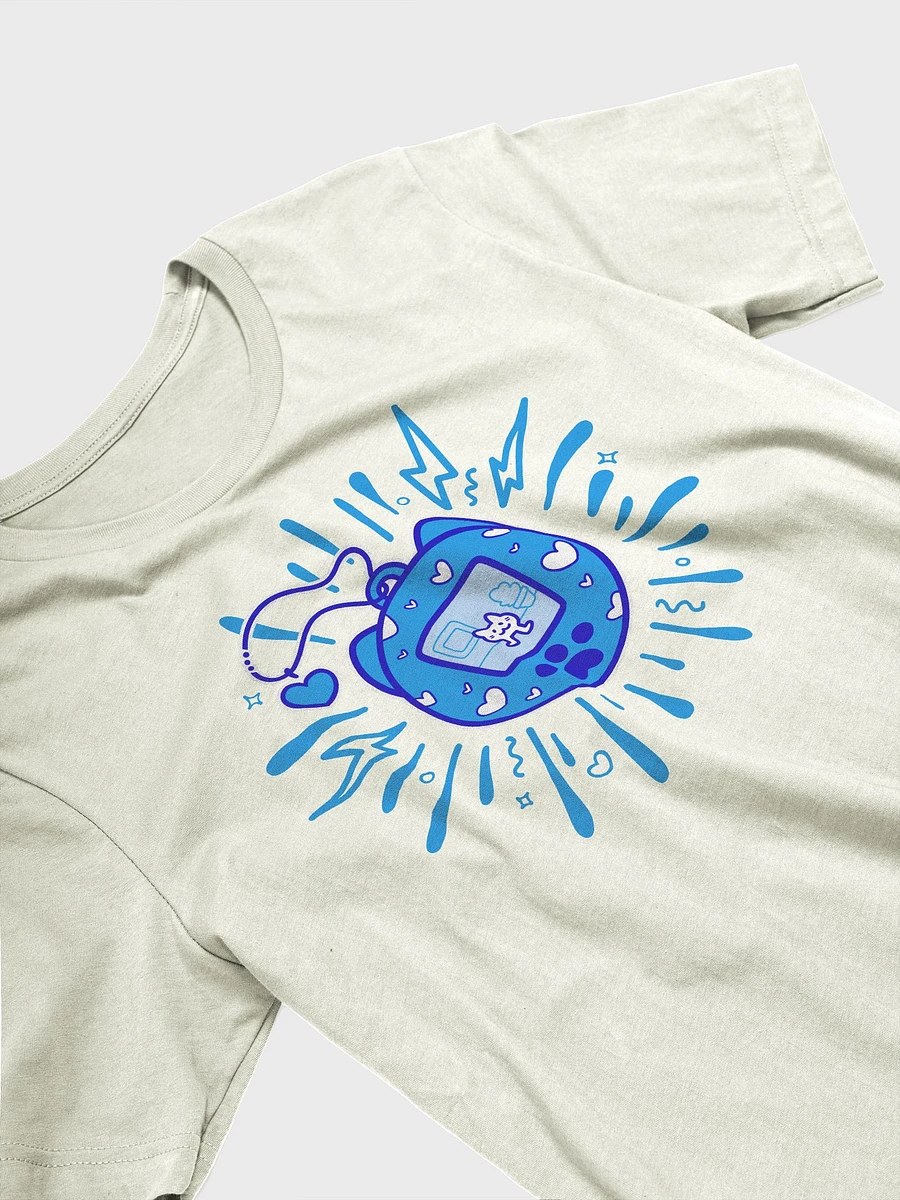 Lovely Digital Meow // T-Shirt - Blue - Light Mode product image (3)