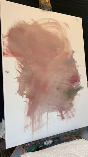 “life is a bridge, cross over it but build no house upon it” - work in progress, starting with oil paint and ending with Proc...