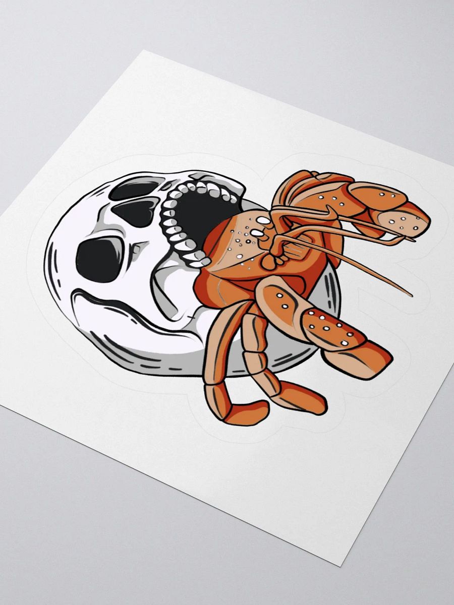 "Skull Shell Hermit" Kiss-Cut Sticker product image (3)