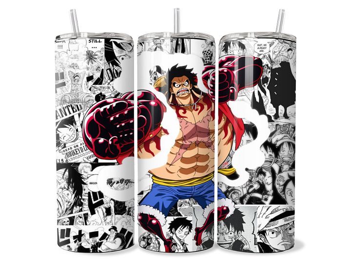 One Piece - Monkey D. Luffy Gear 4 Tumbler (Boundman Mode) - 20oz Stainless Steel product image (1)