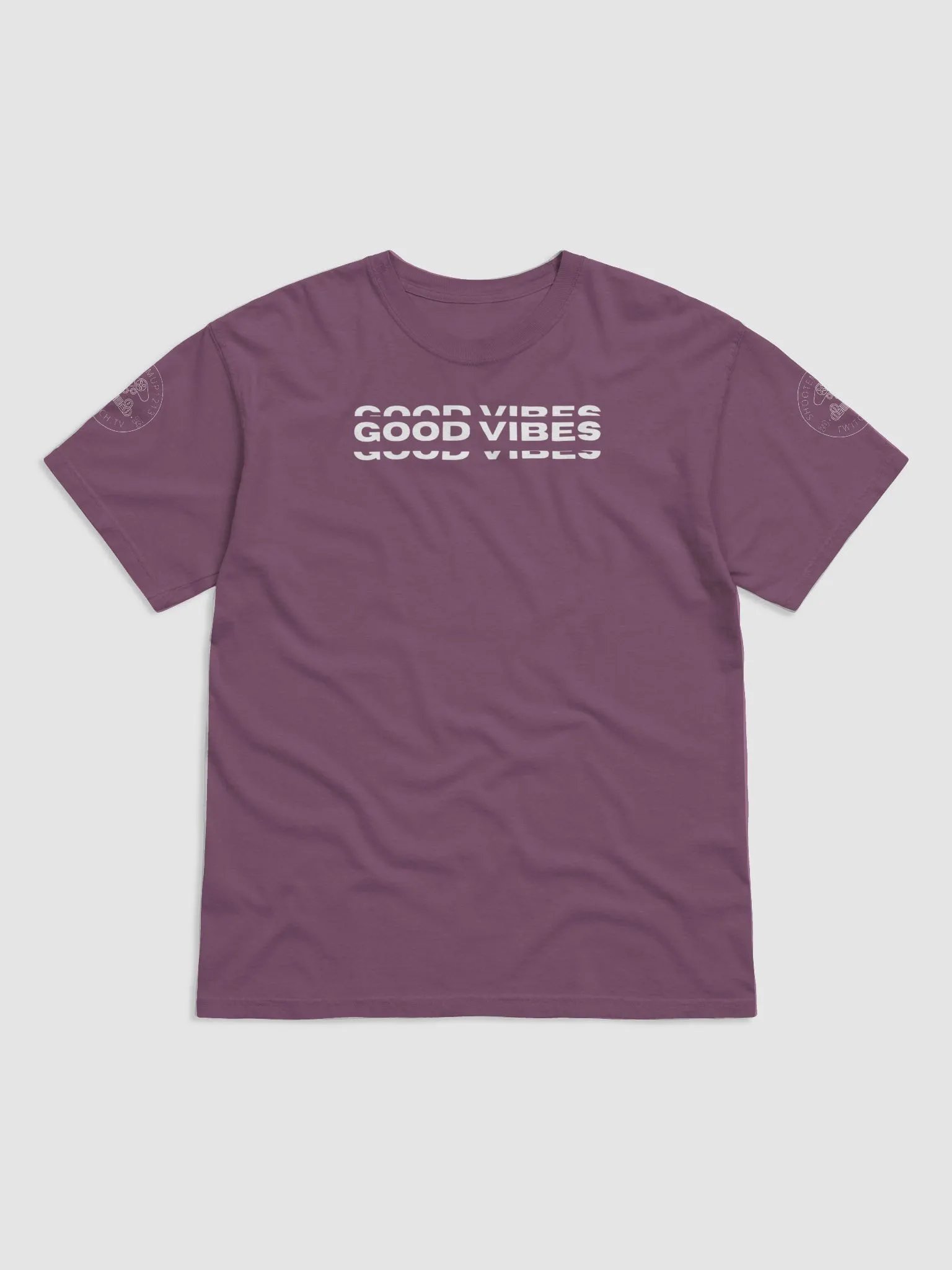 Good Vibes T-shirt (Design on front and sleeves) product image (1)