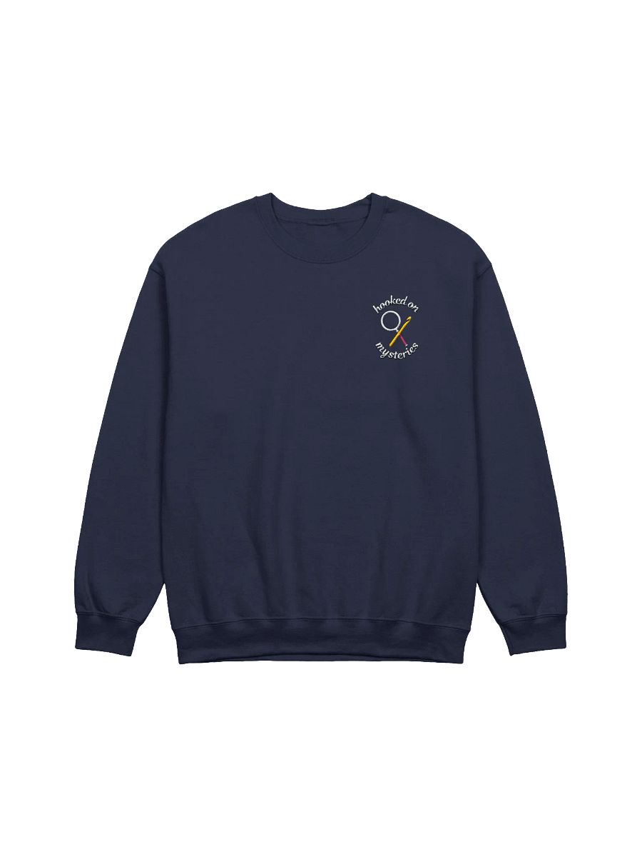 Hooked on Mysteries Embroidered Crewneck Sweatshirt product image (2)