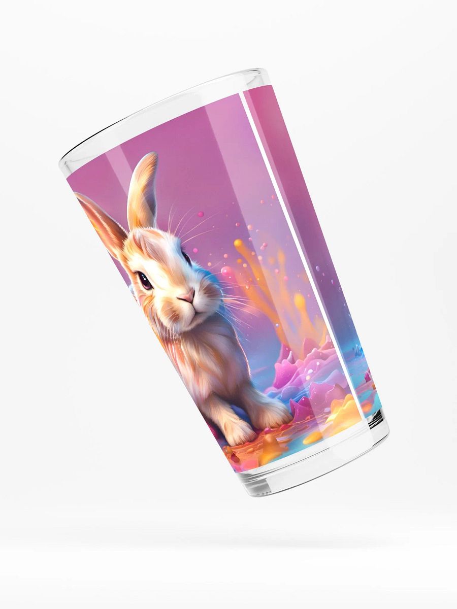 Colorful Bunny Pint Glass product image (4)